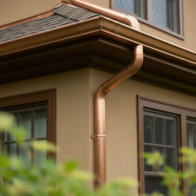 Copper Gutter Service detail