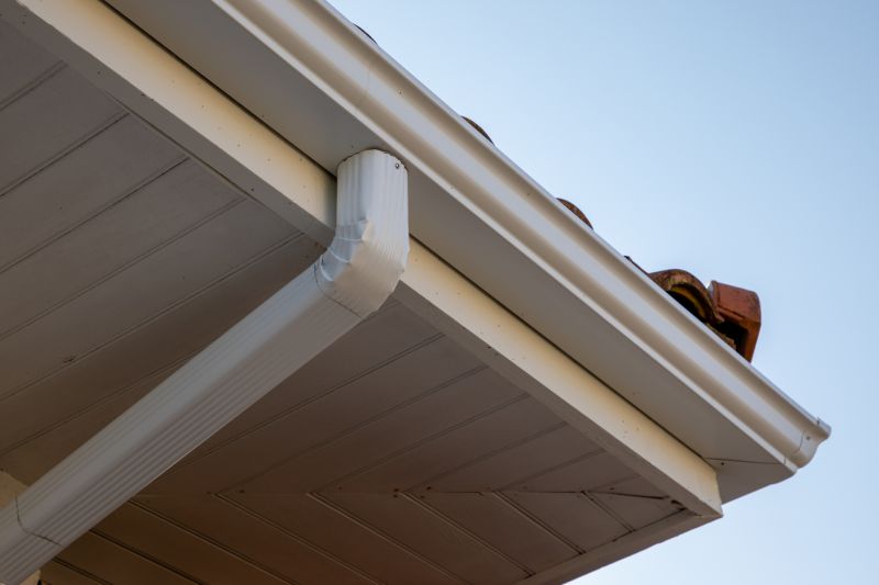Gutter system on a home