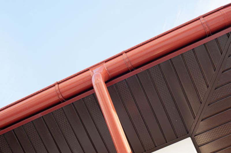 Gutter installation on a residential home